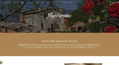 Nuovo sito web per l’agriturismo La Tenuta dei Ricordi