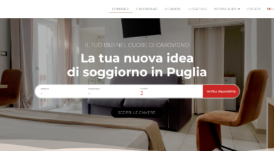 Realizzazione sito web B&B: online il progetto per Piazza ’Nzegna