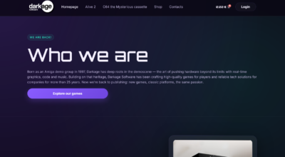 Online il nuovo sito di Darkage Software: un e-commerce WordPress e WooCommerce completamente personalizzato