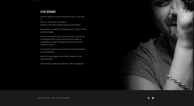 Sito web per fotografo: è online carlomercadante.it